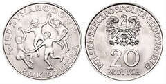 20 zlotych (International Year of the Child) from Poland