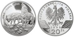 20 zlote (Wolf) from Poland