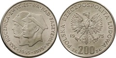 200 Złotych (30th Anniversary of the Victory over Fascism) from Poland