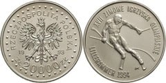 20.000 złotych (XXIII Olympic Games - Los Angeles1994) from Poland