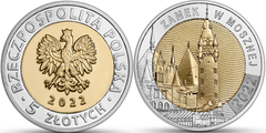 5 zlotych (Castle in Moszna) from Poland