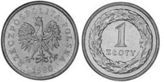 1 zloty from Poland