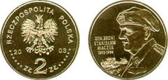 2 zlote (Stanisław Maczek) from Poland