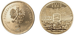 2 zlote (Beijing 2008) from Poland