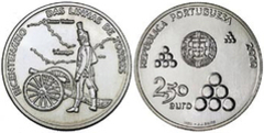 2,50 euro (200 Aniversario de la Línea de Defensa Torres) from Portugal
