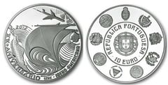 10 euro (20th Anniversary of the Ibero-American Series) from Portugal