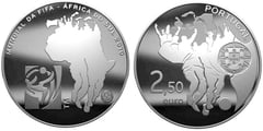 2,50 euro (Copa del Mundo Sudáfrica 2010) from Portugal