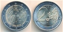 2 euro (150th Anniversary of the Portuguese Red Cross) from Portugal