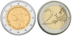 2 euro (600 Aniversario del Descubrimiento de Madeira y Porto Santo) from Portugal