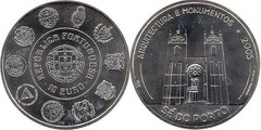10 euro (Architecture and Monuments - Porto Cathedral) from Portugal