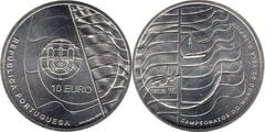 10 euro (Campeonato del Mundo de Vela Olímpica - Cascais) from Portugal