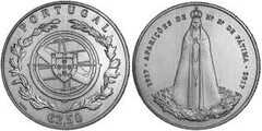 2,50 euro (100 Aniversario de Nuestra Señora de Fátima) from Portugal