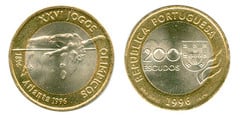 200 Escudos (XXVI Jogos Olímpicos - Atlanta 96) from Portugal