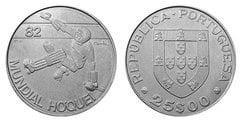 25 escudos (1982 Roller Hockey World Cup) from Portugal