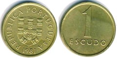 1 escudo from Portugal