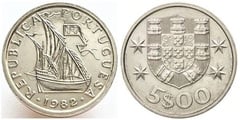 5 escudos from Portugal