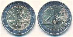 2 euro (50 Aniversario del Puente 25 de Abril) from Portugal