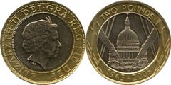2 pounds (60th Anniversary of the end of World War II) from United Kingdom