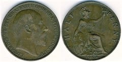 1/2 penny (Edward VII) from United Kingdom