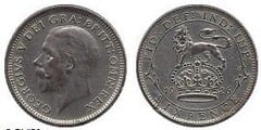 6 pence (Six pence) (George V) from United Kingdom