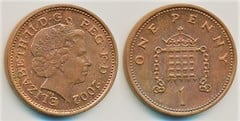 1 penny (Elizabeth II) from United Kingdom