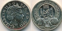 1 pound (Insignia de Cardiff) from United Kingdom