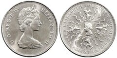 25 pence (80th Anniversary of the Queen Mother) from United Kingdom