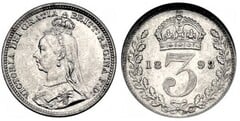 3 pence (Victoria) from United Kingdom