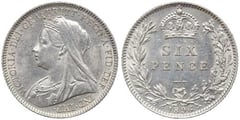 6 pence (Victoria) from United Kingdom