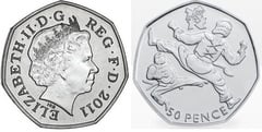 50 pence (London 2012 Olympic Games-Taekwondo) from United Kingdom