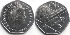 50 pence (CommonWealth Games) from United Kingdom