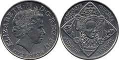 5 pounds (450 Aniversario Accensión de la Reina Isabel I) from United Kingdom