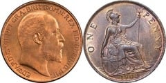 1 penny (Edwardvs VII) from United Kingdom