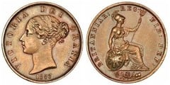 1/2 penny (Victoria) from United Kingdom