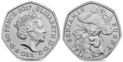 50 pence (Beatrix Potter - Benjamin Bunny) from United Kingdom
