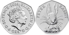 50 pence (Beatrix Potter - Peter Rabit) from United Kingdom