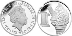 10 pence (Alphabet I - Ice Cream) from United Kingdom