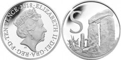 10 pence (Alphabet S - Stonehenge) from United Kingdom