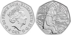 50 pence (Beatrix Potter - Paddington at the Station) from United Kingdom