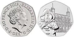 50 pence (Beatrix Potter - Paddington in the Tower) from United Kingdom