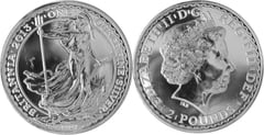 2 pounds (Britannia standing) from United Kingdom