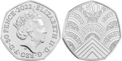 50 pence (50th Anniversary of the Pride March - PRIDE) from United Kingdom