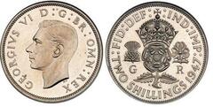 2 shillings (1 florin) (George VI) from United Kingdom