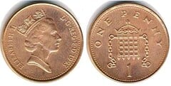 1 penny from United Kingdom