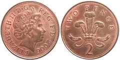 2 pence from United Kingdom