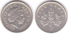 5 pence from United Kingdom