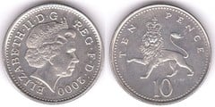 10 pence (Elizabeth II) from United Kingdom