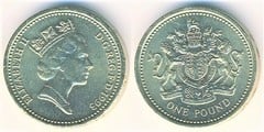 1 pound (Escudo Real de Armas) from United Kingdom