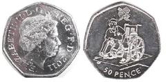 50 pence (JJ.OO. de Londres 2012-Paralímpicos-Boccia) from United Kingdom