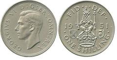 1 shilling (George VI) from United Kingdom